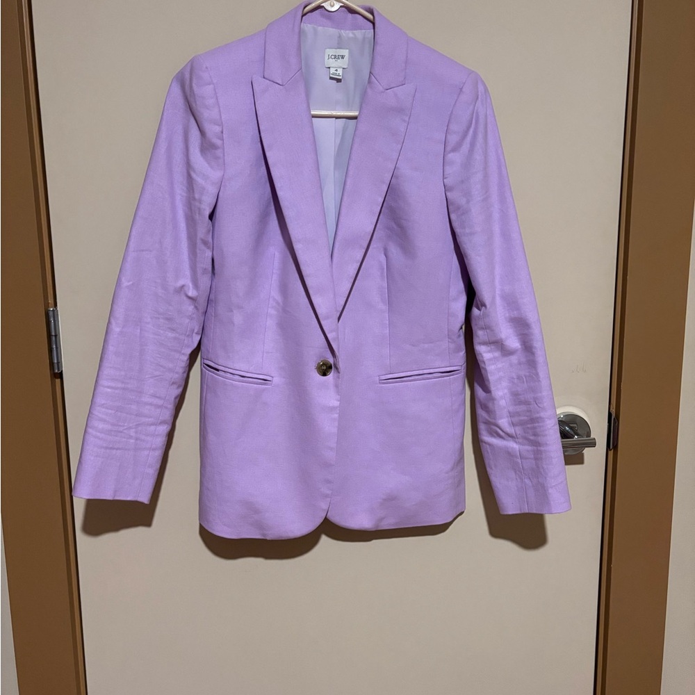 Lavender J Crew Blazer